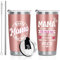 Muttertagsgeschenk von Tochter Sohn, Geschenke für Mama zum Geburtstag Beste Mama der Welt Thermobecher, Muttertagsgeschenke, Geburtstagsgeschenk für Mutter, Thermobecher Kaffee to go 600ml