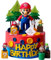 9 Stück Tortendeko, Geburtstag Deko Figuren Tortendeko Geburtstage Von Kindern Party Kuchen Dekoration Lieferungen,geburtstag deko mädchen Junge