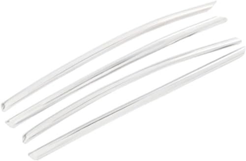 Rdgnls Nebelscheinwerfer Kühlergrill Zierleiste für Audi A6 C8 2019, Auto Nebelscheinwerfer Abdeckung Zierleiste Stoßstangen Aufkleber Verschleißfest