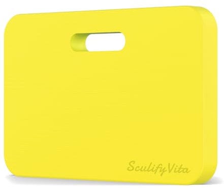 SculifyVita Gartenarbeit-Knieschoner, Knieschoner, verdickt, extra groß, hochdichter Schaumstoff, Bad, Reinigung, Babyparty, Gartenarbeit, Knieschoner für Yoga, Gartengeschenke für Frauen (Gleb)