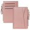 HKCLUF Portafoglio Piccolo Donna Pelle Sintetica Portafoglio Donna Portamonete Donna Mini Portafoglio Donna Con Cerniera (Rosa)