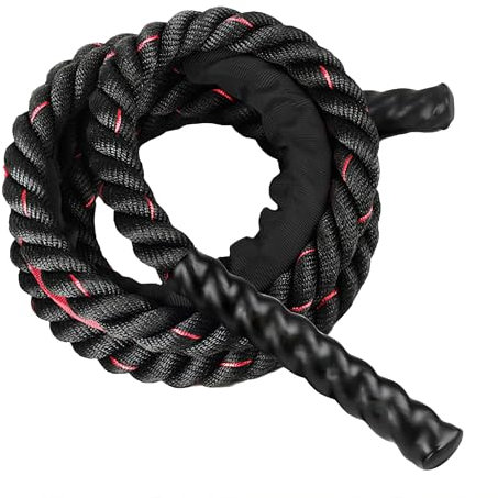 KESIKA Corde à sauter lourde pour hommes et femmes, 1 kg, lourde pour l'entraînement, corde à sauter adulte, améliore la force et le développement musculaire, équipement d'entraînement complet du