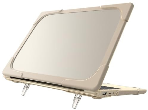 Compatibile con Microsoft Surface Laptop 3/4/5 15 1872/1873/1953/1979 custodia antiurto, custodia protettiva robusta resistente (cachi)