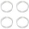 mivceklw Joystick Protector Ring, transparente Gamepad Stick Cover, Secure Thumbstick Protection Rings for Console Controllers, Versatile Grip Accessory, Teens Adults Family Gamers 0.37x0.14in