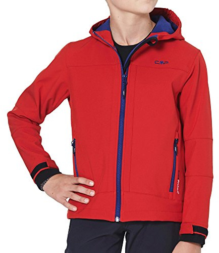 CMP Jungen Jacke Softshelljacke, Ferrari-Inchiostro, 164.0, 3A00094