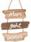 Deko Schild 'Meer geht immer', natur/beige/braun, Kiefer, ca. 23 x 38 cm L