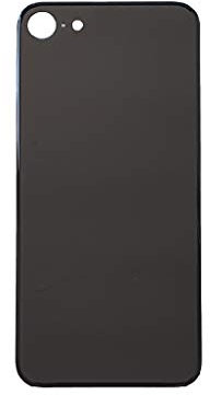 Smartex® Backcover Glas kompatibel mit iPhone 8 | Glas Rückseite Ersatz (Space Grau)