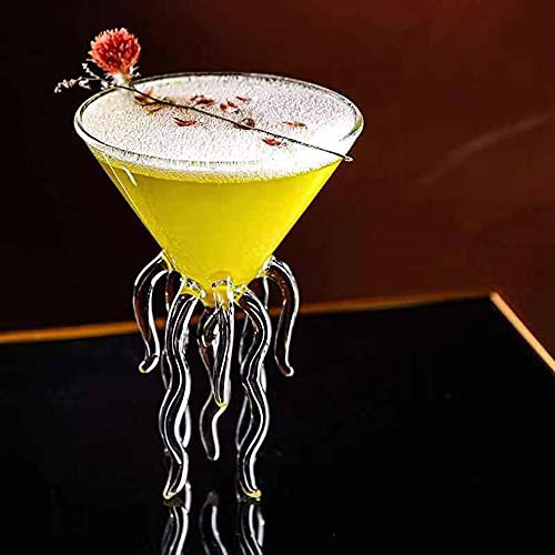chongjian Verre à cocktail créatif – Verre tempête de 100 ml pour boire des Manhattans, des martini et du vin, design moderne et élégant