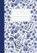 Quaderno puntinato A4: Notebook con griglia a puntini per appunti, scrivere, dipingere | 110 pagine | Formato A4 | Blue Flower