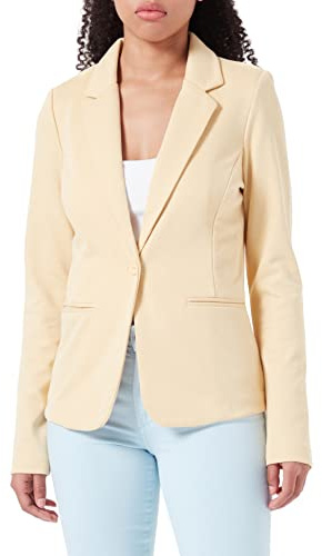 ICHI Damen IHKATE Pique BL Lässiger Blazer, 140935/Jojoba, S