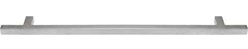 OBF 8572210224 Grimme Möbelgriff (Barrel) Anubis Stangengriff, Breite 304 mm Schubladengriff Edelstahl gebürstet, Silber, Lochabstand 224 mm