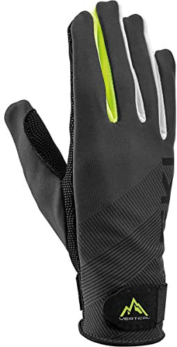 LEKI Guide Handschuhe, Charcoal-neon Yellow-White, EU 7
