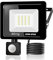 1PACK - Projecteur LED détecteur de mouvement 20W, 2000LM Blanc Chaud (3000K) Imperméable IP66 pour sécurité, garage, couloir