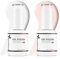 Nicedeco 2 Couleurs 15ML Vernis Gel Semi Permanent Blanc + Rose, Vernis à Ongles Gel Polish Soak Off UV LED Brillant Longue Durée KIT 1