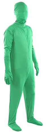 Traje de Pantalla Verde Traje de Cuerpo Diseño Dividido de Cuerpo Completo para Fotografía Película Video 160cm 62.99in Traje de Pantalla Foto Traje Verde Película Traje Verde (160cm)