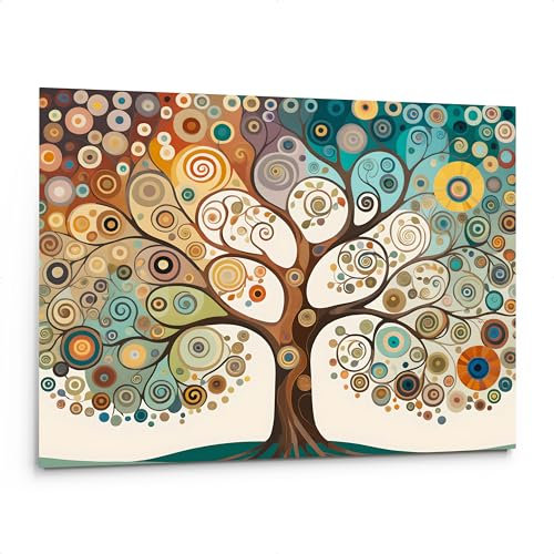 emmena - Tableau Arbre de Vie en bois - 40x30 cm