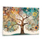 emmena - Tableau Arbre de Vie en bois - 40x30 cm