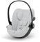 CYBEX Gold Babyschale Cloud G i-Size Comfort, Inkl. Neugeboreneneinlage, Ab Geburt bis ca. 24 Monate, Für Kinder ab 40 cm bis 87 cm, Max. 13 kg, Fog Grey