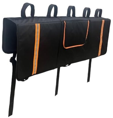 LOVIVER Tapis de Protection pour hayon de vélo pour 53 Pouces Accessoire Robuste avec Sangles de Cadre de vélo sécurisées Porte-vélos