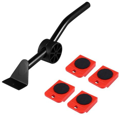OKUMEYR Juego De 4 Carros Deslizadores para Mover Muebles Juego De Herramientas para Levantar Y Mover Muebles Fácilmente