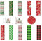 Creatorally Infusible Transfer Paper Sheets, 11x30cm 10 Sheet Bundle Pre-Printed Dyed Sublimation Papers, Heat Press Film for DIY T- Shirts Mug (Christmas Pattern)