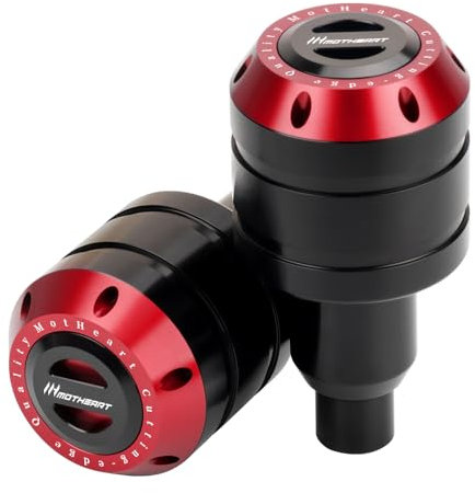 MotHeart Rahmen-Schutz für Motorräder für MT-07/FZ-07 13-24 YZF-R7 22-24 XSR 700 16-24 Tracer 7/Tracer 7 GT 21-23 Tracer 700 16-20 Sturzpads Rahmenprotektoren Zubehör (Rot)