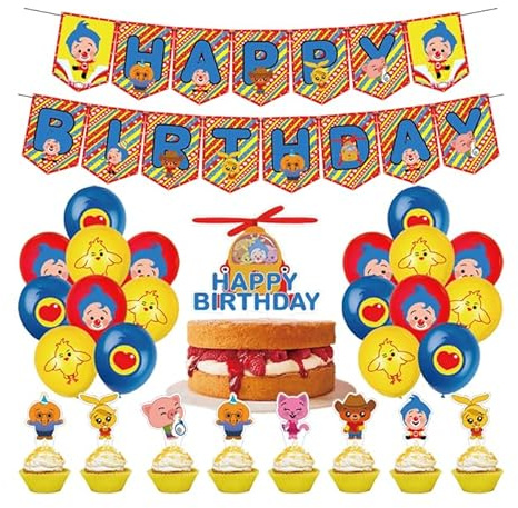 Geburtstagsdeko Clown Luftballons Geburtstag Clown Kuchen Deko Plim Plim Geburtstag Girlande Clown Luftballons