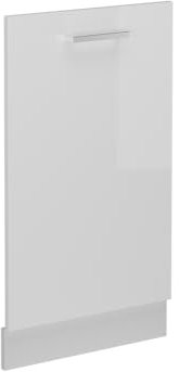 Vicco Coperchio per lavastoviglie R-Line, Bianco lucido, 45 cm senza piano di lavoro