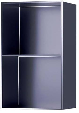 ASumPio Duschnische Aus Edelstahl, Versenktes Duschregal, Aufbewahrungsregal Für Shampoo Und Toilettenartikel Für Badezimmer, Wohnzimmer, Esszimmer, Küche, Hi,Grey-28x70x12.5cm