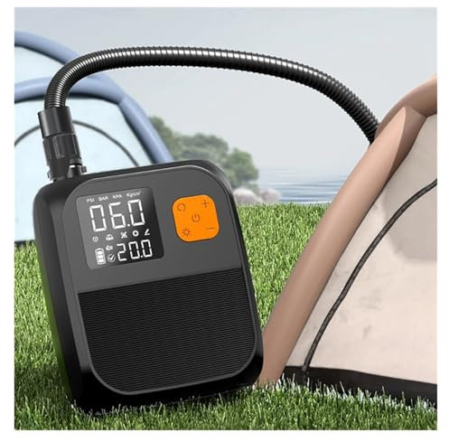 Bomba de Aire eléctrica de 80 W, compresor de 8000 mAh, inflador for Tabla de Paddle Surf, Tabla de Surf y Barco.,Fuerte Poder
