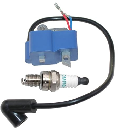 Zündspule mit Zündkerze für Husqvarna 545 545XP 545XPG 550 550XP 550XPG Kettensäge ersetzt PN 581723702 581723602