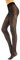 CALZITALY Blickdichte Mikro Netzstrumpfhose mit Leopard Animal Muster | Schwarz |S/M, L/XL | 50 DEN | Made in Italy (S/M, Schwarz)