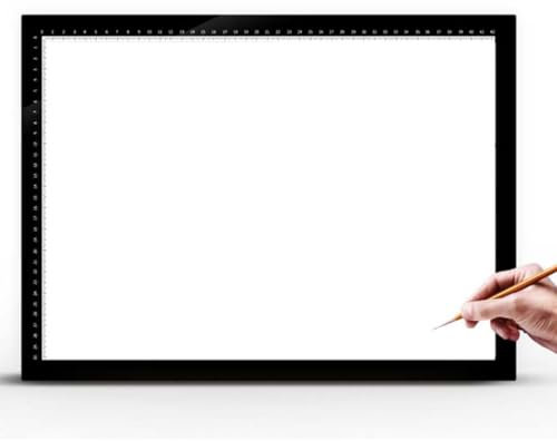 Light Box Wmarking UK Mesa De Luz Dibujo 3 Colores Regulables LED Tableta De Luz Dibujo De Iluminación De La Caja De con Regla Mesa De Luz De Pintura De Diamante Plano