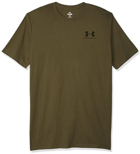 Under Armour Herren Sportstyle Left Chest Short-Sleeve T-Shirt, grün, M