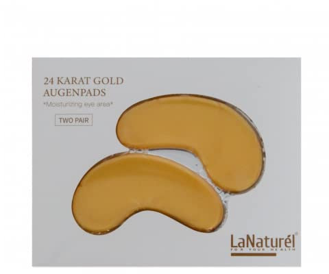 10 x LaNaturél 24K Gold Augenpads Augenmasken 2er-Pack