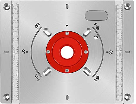 Piastra Fresatrice da Banco Universale Precisione Alluminio Piastra di Inserimento della Tavola del Router Panche per la Lavorazione del Legno