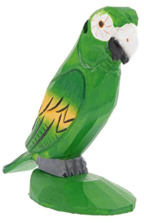 Cabilock Papagei Brillengestell Schreibtischdekoration Papageien-brillenhalter Tierbrillenständer Cartoon-brillenständer Halter Für Brillenständer Vogel-brillenhalter Holz Regal Handbuch