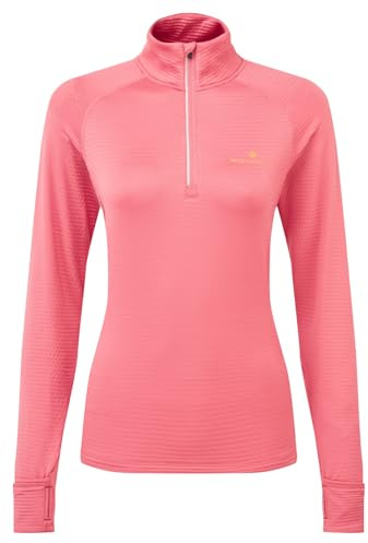 RONHILL Running, Wmn's Tech Winter 1/2 Zip, Salsa/Mango, 12