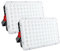 CREATESTAR LED Strahler Außen 2 Stück, 200W Baustrahler 20000LM Außenstrahler 6500K Kaltweiß Scheinwerfer IP66 Wasserdicht, LED Fluter für Lager, Garten, Garage, Sportplatz, Hof, Parkplatz