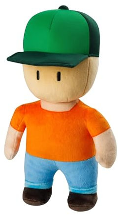 Bizak Stumble Guys 64117081 Mr. Stumble Plüschtier, 30 cm, weiches und kuscheliges Spielzeug, Geschenk für Kinder oder Erwachsene jeden Alters, 4 Figuren zum Sammeln
