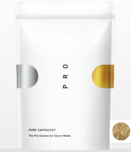 Pure capsules Lot de 100 petites capsules de gélatine vides transparentes - Taille 5 - Pour médicaments de petite taille