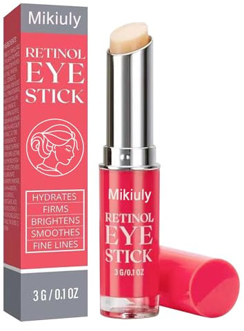 Retinol Eye Cream, Retinol Eye Stick, Eye Balm Stick,Eye Repair Cream, Smoothens Wrinkle Eye Cream for Puffy Eyes,Eye Brightener Stick for Dark Circles,Reducing Fine Lines,Eye Cream for Puffiness,3g