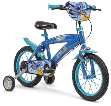 TOIMSA Unisex-Jugendliche 85-14500_8422084145002 Stitch Fahrrad 14 Zoll (4/6 Jahre), blau