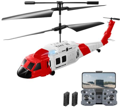 Hylukon Hubschrauber, RC Helikopter mit intelligenter Gestenerkennung und Hindernisvermeidungsfunktion, Ferngesteuerter Hubschrauber für Erwachsene, Kinder und Anfänger