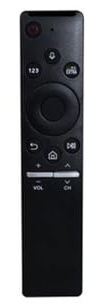 TV-Fernbedienung mit integriertem Mikrofon. Steuern Sie Ihre Unterhaltung mit Komfort und Stil, indem Sie auf Sprachfunktionen zugreifen für EIN schnelleres und effizienteres Erlebnis.
