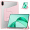 EspZanthic Custodia Cover per Honor Pad X8a/Honor Pad X9 11 Pollici 2024 con Portapenne, Protezione con Supporto Tri-Fold Rotazione a 360° Cover Chiaro Retro