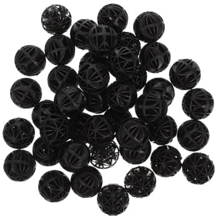 GRIRIW 50stücke Aquarium Bio-bälle Filterbälle Für Fischbecken Sichere Materialien Robuste Struktur Einfache Installation Vielseitige Anwendung Für Gesunde Aquarienumgebung