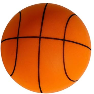 Silent Basketball Dribbling Indoor | Verbesserter leiser Airless Schaum Basketball | Größe 3/5/7 High-Density Lautloser Basketball | Leichter Trainingsball für verschiedene Indoor-Aktivitäten