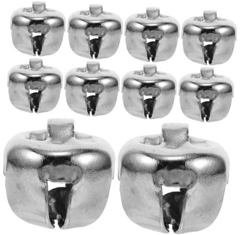 CIMAXIC 24 Stück Versilberte Mini-Glocken Zum Basteln Für Kränze Haustierhalsbänder Armbänder Und Schlüsselanhänger