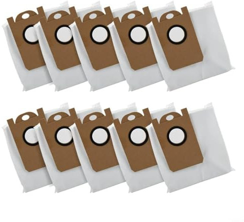 WIIYENA Lot de 10 sacs à poussière de rechange pour aspirateur Ultenic pour T10, Laresar, L6 Pro